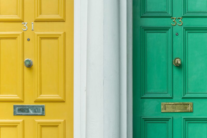 Preparing to sell your home by improving your front door.