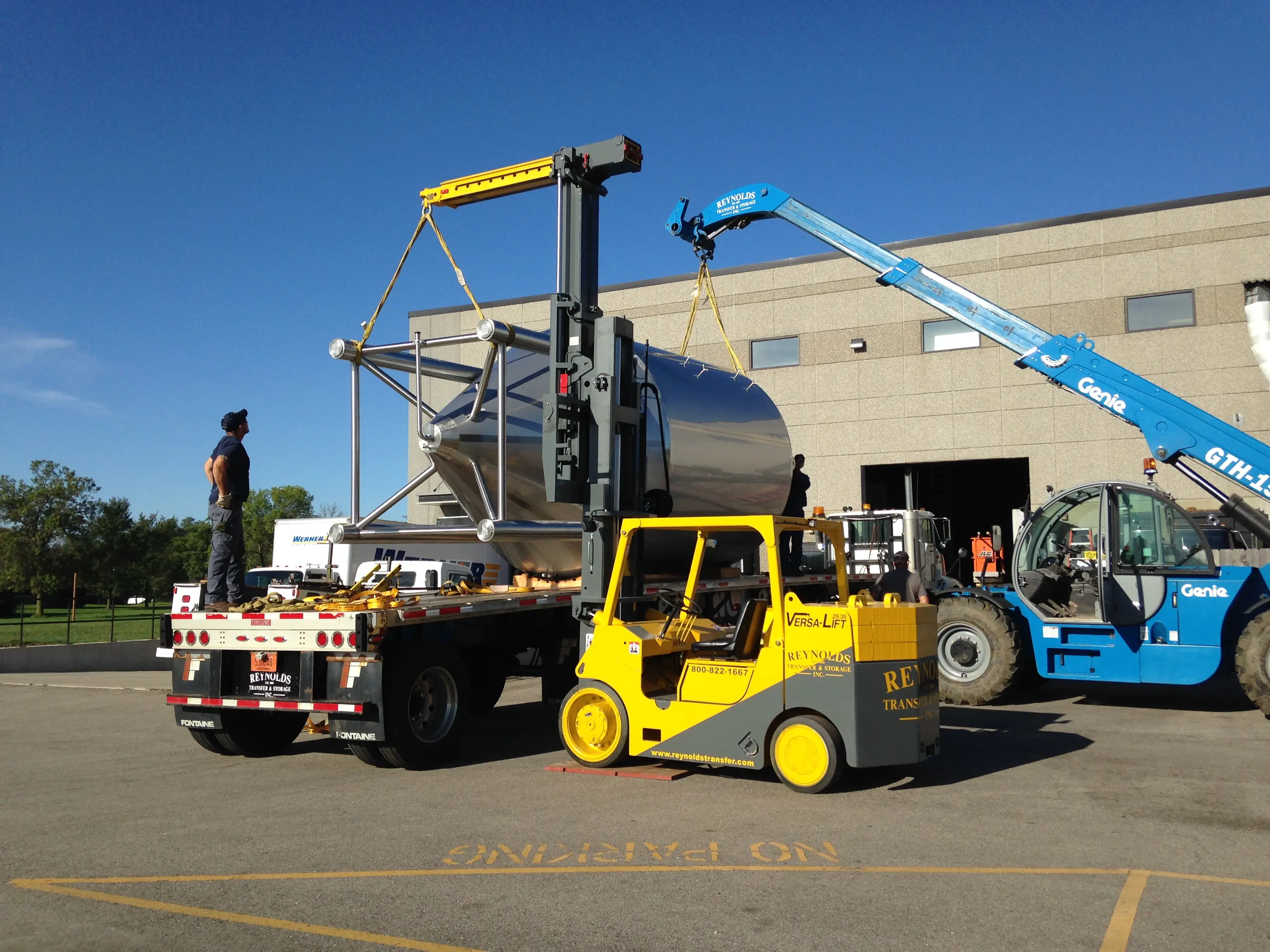 heavy equipment hauling