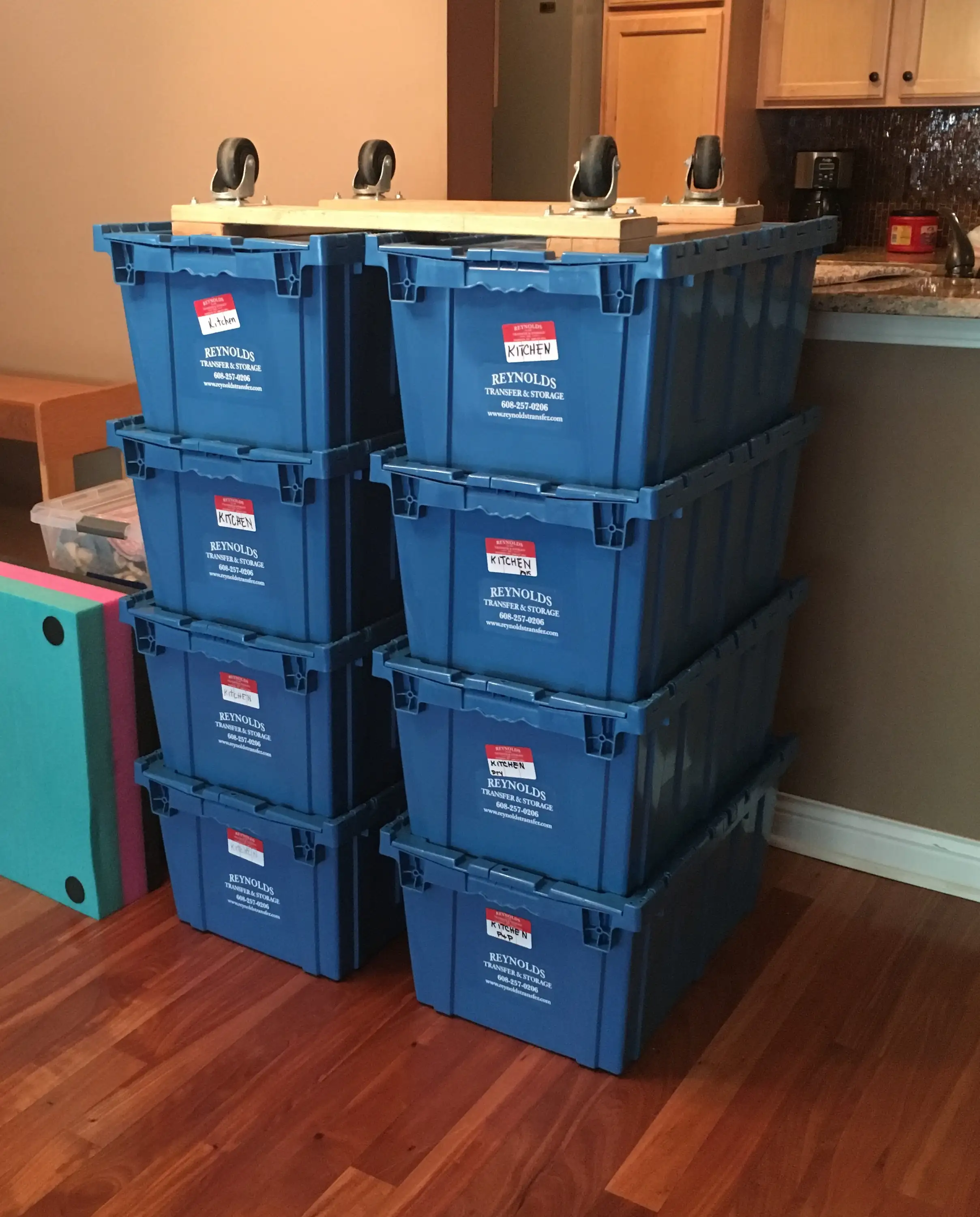 household moving totes Madison WI
